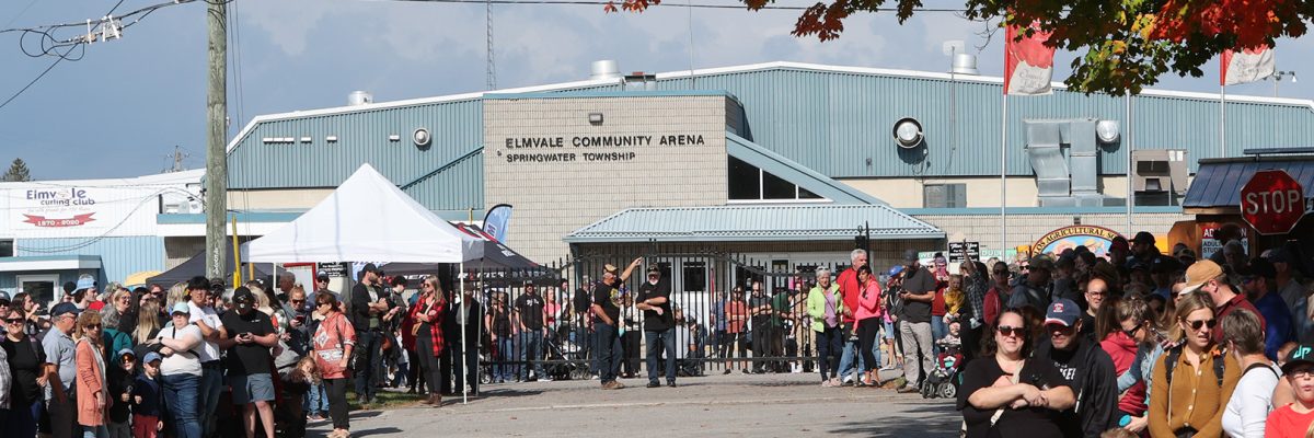 front entrance of Elmvale Fall Fairgrounds